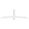 Ekena Millwork Bellingham Architectural Grade PVC Gable Bracket, 96"W x 32"H x 4"D x 6"F, 8/12 Pitch GBP096X32X0406BEL00 - alternate 3